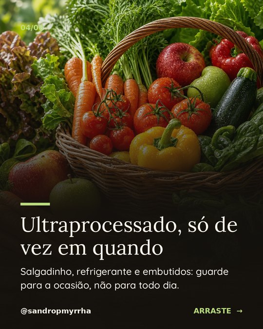 Tela 4 do carrossel Coma mais comida de verdade